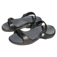 Laden Sie das Bild in den Galerie-Viewer, Crocs Schuhe Cleo black-charcoal Gr.34-35 W5