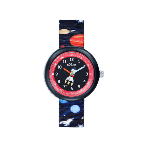 s.Oliver Kids - Boys Quarzuhr Uhr Nylon 2037722