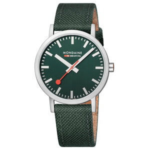 Mondaine Herren Uhr Classic Armbanduhr 40 mm A660.30360.60SBF Textil