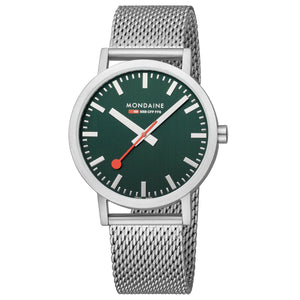 Mondaine Herren Uhr Classic Armbanduhr 40 mm A660.30360.60SBJ Edelstahl