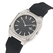 Laden Sie das Bild in den Galerie-Viewer, Adidas Unisex Uhr CITY TECH THIN Silikon schwarz AOFH24002