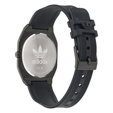 Laden Sie das Bild in den Galerie-Viewer, Adidas Unisex Uhr CITY TECH THIN Silikon schwarz AOFH24503