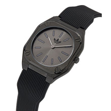 Laden Sie das Bild in den Galerie-Viewer, Adidas Unisex Uhr CITY TECH THIN Silikon schwarz AOFH24503