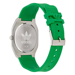 Adidas Unisex Uhr CITY TECH THIN Silikon grün AOFH24505