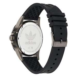 Adidas Unisex Uhr EXPRESSION ONE Silikon schwarz AOFH24511