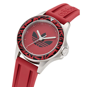 Adidas Unisex Uhr EXPRESSION ONE Silikon rot AOFH24513