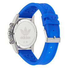 Laden Sie das Bild in den Galerie-Viewer, Adidas Unisex Uhr EXPRESSION TWO CHRONO Silikon blau AOFH24520