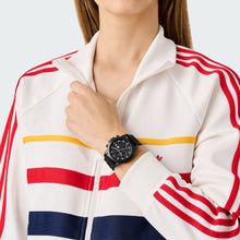 Laden Sie das Bild in den Galerie-Viewer, Adidas Unisex Uhr EXPRESSION TWO CHRONO Silikon schwarz AOFH24521