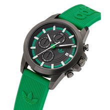 Laden Sie das Bild in den Galerie-Viewer, Adidas Unisex Uhr EXPRESSION TWO CHRONO Silikon grün AOFH24522