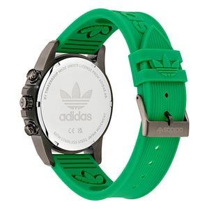 Adidas Unisex Uhr EXPRESSION TWO CHRONO Silikon grün AOFH24522