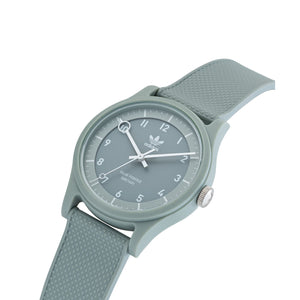 Adidas Unisex Uhr PROJECT ONE Kunststoff grau AOST22044