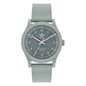 Adidas Unisex Uhr PROJECT ONE Kunststoff grau AOST22044