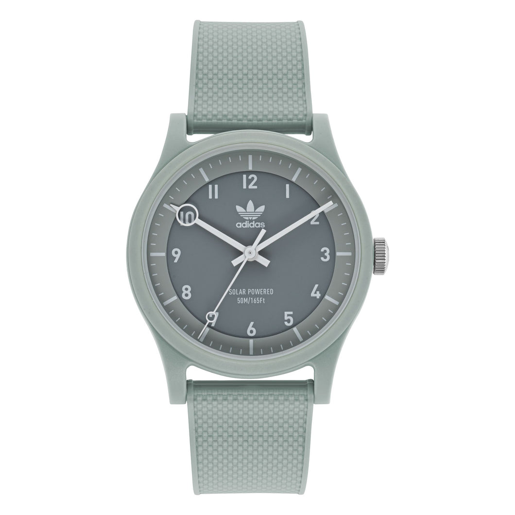 Adidas Unisex Uhr PROJECT ONE Kunststoff grau AOST22044