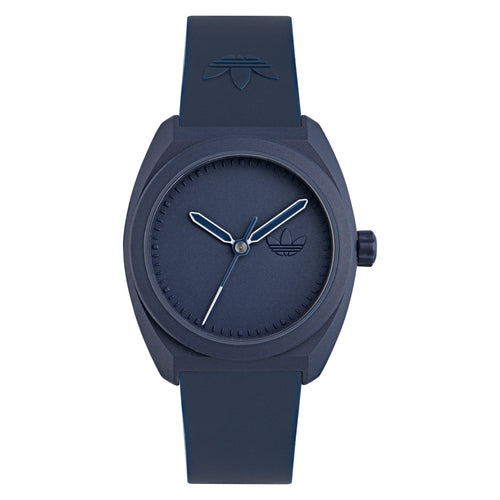 Adidas Unisex Uhr PROJECT THREE Keramik blau AOST24051