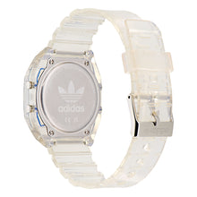 Laden Sie das Bild in den Galerie-Viewer, Adidas Unisex Uhr DIGITAL TWO CRYSTAL Kunststoff Transparent AOST24061