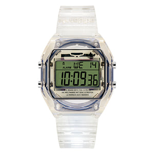 Adidas Unisex Uhr DIGITAL TWO CRYSTAL Kunststoff Transparent AOST24061