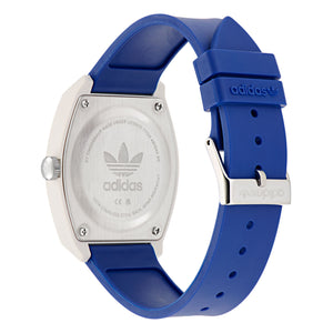 Adidas Unisex Uhr PROJECT TWO GRFX Kunststoff weiss AOST24070