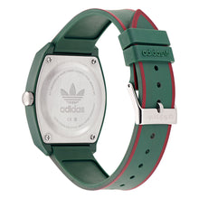 Laden Sie das Bild in den Galerie-Viewer, Adidas Unisex Uhr PROJECT TWO GRFX Kunststoff grün AOST24073