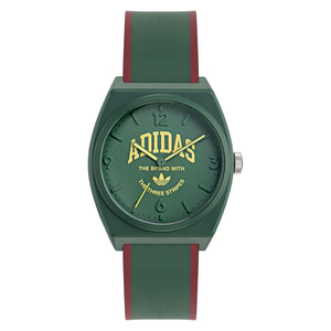 Adidas Unisex Uhr PROJECT TWO GRFX Kunststoff grün AOST24073