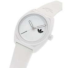 Laden Sie das Bild in den Galerie-Viewer, Adidas Unisex Uhr PROJECT THREE Bio-based PU-Band weiß AOST24548