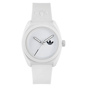 Adidas Unisex Uhr PROJECT THREE Bio-based PU-Band weiß AOST24548