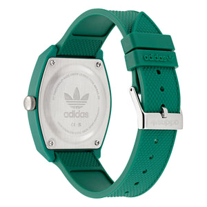 Adidas Unisex Uhr PROJECT TWO GRFX Kunststoff grün AOST24552