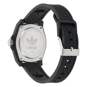 Adidas Unisex Uhr PROJECT FOUR Kunststoff schwarz AOST24568