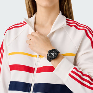 Adidas Unisex Uhr PROJECT FOUR Kunststoff schwarz AOST24568