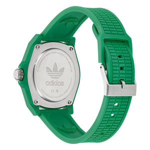 Adidas Unisex Uhr PROJECT FOUR Kunststoff grün AOST24572