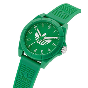 Adidas Unisex Uhr PROJECT FOUR Kunststoff grün AOST24572