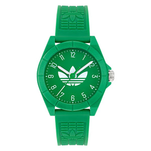 Adidas Unisex Uhr PROJECT FOUR Kunststoff grün AOST24572