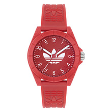 Laden Sie das Bild in den Galerie-Viewer, Adidas Unisex Uhr PROJECT FOUR Kunststoff rot AOST24573