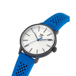 Adidas Unisex Uhr CODE ONE Silikon blau AOSY22019