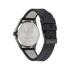 Adidas Unisex Uhr CODE THREE Silikon schwarz AOSY22517