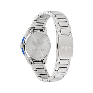 Adidas Unisex Uhr CODE THREE Edelstahl silber AOSY22518