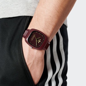 Adidas Unisex Uhr RETRO WAVE ONE Keramik rot AOSY24028