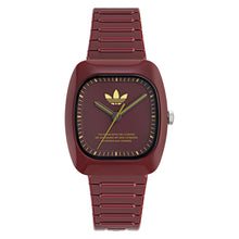 Laden Sie das Bild in den Galerie-Viewer, Adidas Unisex Uhr RETRO WAVE ONE Keramik rot AOSY24028