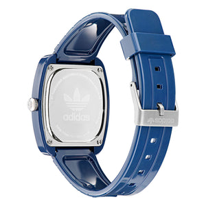 Adidas Unisex Uhr RETRO WAVE ONE Keramik blau AOSY24029