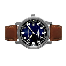 Laden Sie das Bild in den Galerie-Viewer, Aristo Herren Messerschmitt Uhr Fliegeruhr ME-9673-108L Leder