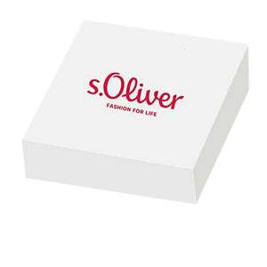 s.Oliver Jewel Damen Ohrringe Ohrstecker Silber goldfarben Zirkonia 2038824