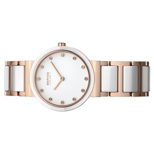 Bering Damen Uhr Armbanduhr Slim Ceramic - 10729-766-1 Edelstahl