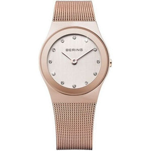 Bering Damen Uhr Armbanduhr Slim Classic - 12927-366-1 Meshband