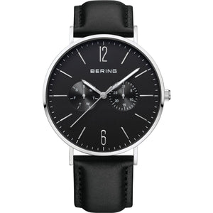 Bering Herren Uhr Armbanduhr Ultra Slim 14240-402-1 Leder