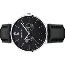 Laden Sie das Bild in den Galerie-Viewer, Bering Herren Uhr Armbanduhr Ultra Slim 14240-402-1 Leder