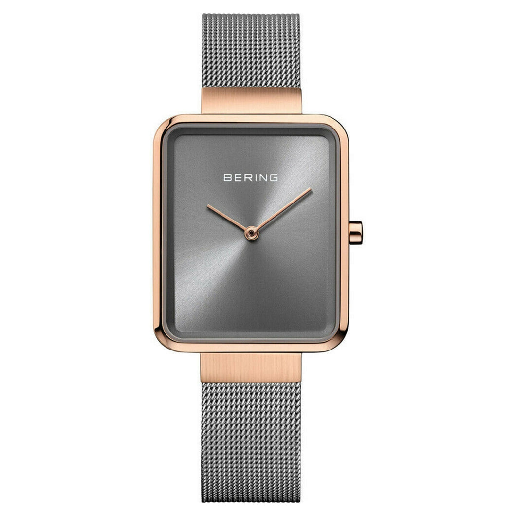 Bering Damen Uhr Armbanduhr Slim Classic - 14528-369 Meshband