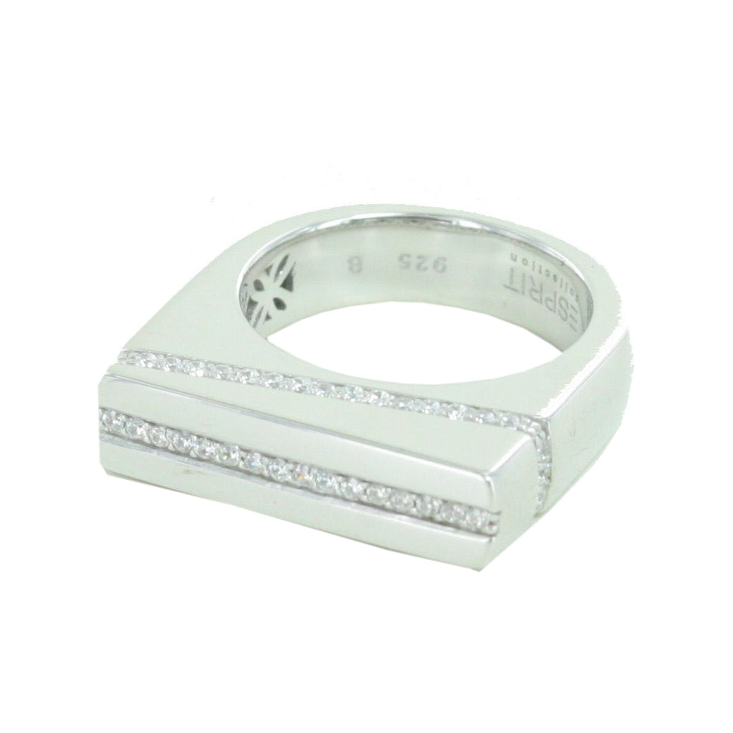 Esprit Collection Damen Ring Silber Zirkonia ELER91798A1