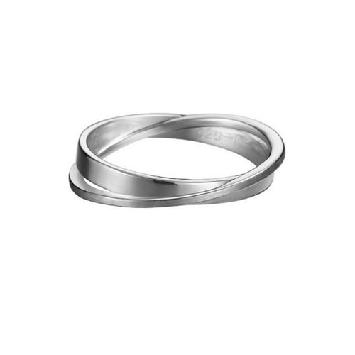 Esprit Damen Ring Silber Zirkonia twin pure ESRG91965A1