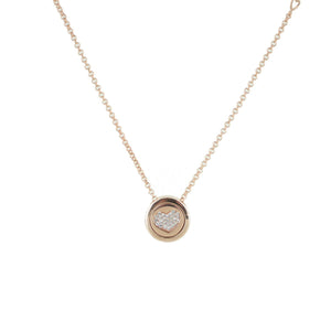 Esprit Damen Kette Collier Edelstahl Rosé Zirkonia ESSE00995D750