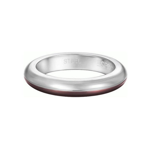 Esprit Damen Ring Edelstahl Marin 68 silber / braun ESRG11564I