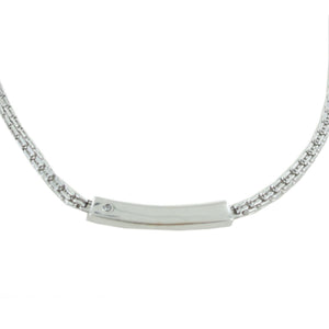 Esprit Damen Kette Collier Silber Cross & Turn ESNL90967A85